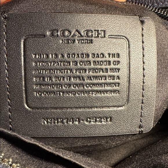 Coach Thompson Signature Jacquard Varsity Stripe Crossbody Messenger Bag - Picture 9 of 11